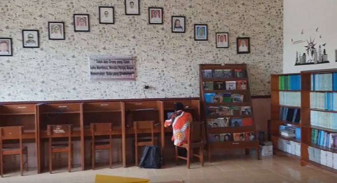 Perpustakaan “Deus Providebit” SMA Santa Maria Yogyakarta mulai berbenah menghadapi tahun ajaran baru